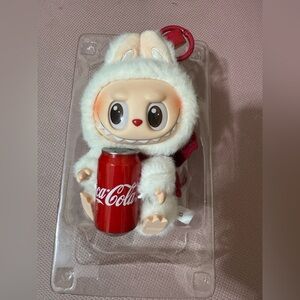 two Coca-Cola Red Labubu